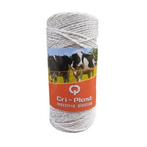 CABLE ELECTROPLASTICO CLASICO x 250 MTS 16 MONOFILAMENTOS PLASTICOS Y 6 DE ACERO INOXIDABLE