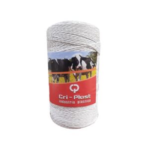 CABLE ELECTROPLASTICO CLASICO x 500 MTS 16 MONOFILAMENTOS PLASTICOS Y 6 DE ACERO INOXIDABLE